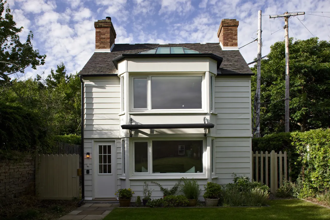 Bay-fronted UK semi with newly fitted double glazed windows