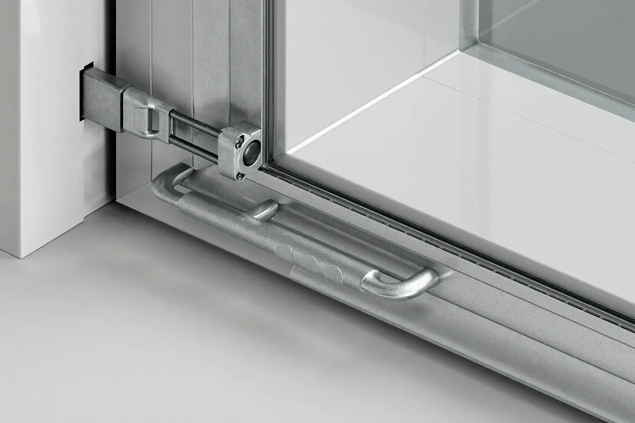 Locking hardware on a uPVC window, a common guarantee wear point